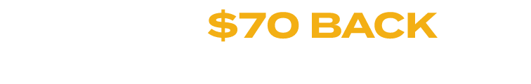 MasterCard $70 back via rebate