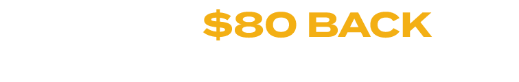 MasterCard $80 back via rebate