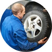 Tire shop installer
